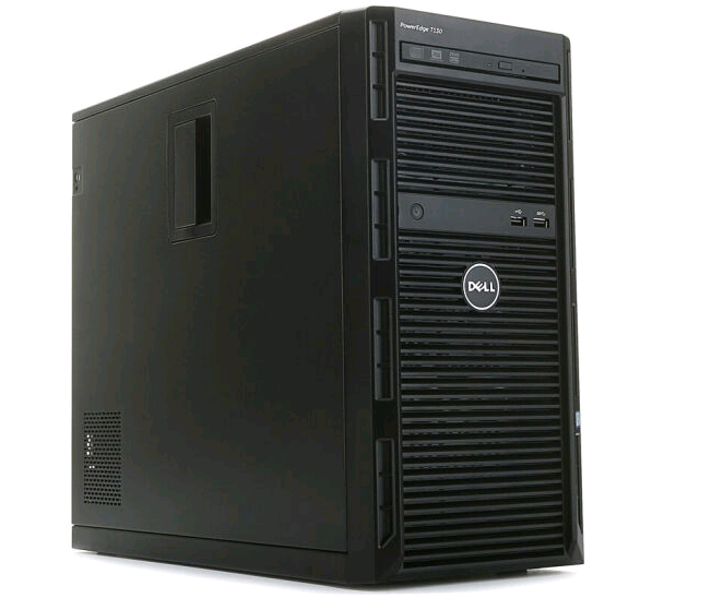 戴尔（DELL）T130 小型塔式服务器主机 T130-至强四核E3-1220v6