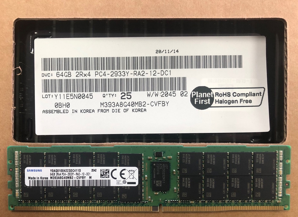 戴尔（DELL） Memory 服务器工作站内存 64G DDR4 2933MHz RECC